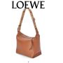 Loewe Large Cubi Messenger Bag-Camel