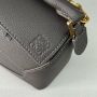 Loewe Mini Puzzle in Grained Calfskin -Deep grey