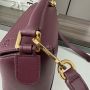 Loewe Small Puzzle in Classic Calfskin-Burgundy 