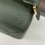 Loewe Small Puzzle in Classic Calfskin-Bottle green 