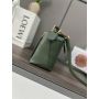 Loewe Small Puzzle in Classic Calfskin-Bottle green 