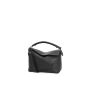 Loewe Medium Puzzle in Grained Calfskin-black