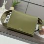 Loewe Flamenco Satchel-Olive green