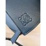 Loewe Large Puzzle bag in grained calfskin-dark blue