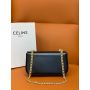 Celine Cuir Triomphe Chain Shoulder Bag 