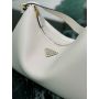 Prada Aimée large leather shoulder bag