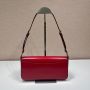 Brushed leather Prada Femme bag