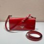 Brushed leather Prada Femme bag