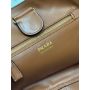 Prada medium leather tote bag