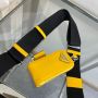 Prada Triangle leather shoulder bag