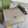 Gucci GG supreme Large Messenger Diaper Bag