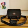 Prada Re-Nylon and Saffiano leather shoulder bag  