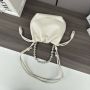 Loewe Mini Flamenco Purse Clutch-White