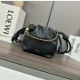 Loewe Mini Flamenco Purse Clutch-Black