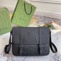 Gucci GG leather Messenger