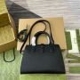 Gucci Small Tote bag with Hook closure-Black