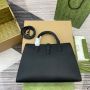 Gucci Medium Tote bag with Hook closure-Black