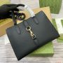 Gucci Medium Tote bag with Hook closure-Black