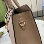 Gucci Medium Tote bag with Hook closure-Taupe