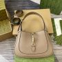 Gucci Jackie 1961 Small Shoulder Bag-Taupe