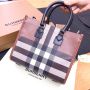 Burberry Small Check Tote