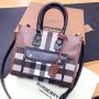 Burberry Small Check Tote