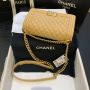 Medium Boy Chanel Handbag  in Lambskin 