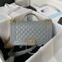 Boy Chanel Flap Bag with Handle 