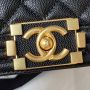 Small Boy Chanel Flap Bag with Handle 