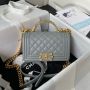 Small Boy Chanel Flap Bag with Handle 