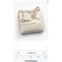 Chanel 22 Small Handbag-white