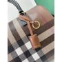 Burberry Check Boston Bag