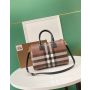 Burberry Check Boston Bag