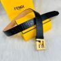 Fendi FF Leather Belt 4cm