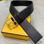 Fendi Wide Leather Belt 6.0cm