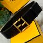 Fendi Wide Leather Belt 6.0cm