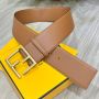 Fendi Wide Leather Belt 6.0cm