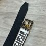 Fendi FF Leather Belt 3.8cm