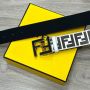 Fendi FF Leather Belt 3.8cm