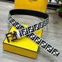 Fendi FF Leather Belt 3.8cm