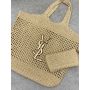 YSL Saint Laurent Icare in Raffia 