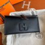 Hermes Jige Elan Clutch in Swift Leather 