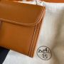 Hermes Jige Elan Clutch in Swift Leather 