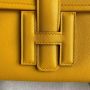 Hermes Jige Elan Clutch in Swift Leather 