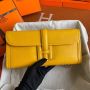 Hermes Swift Leather Clutch