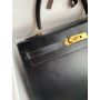 Hermes Kelly 32 2way Handbag in Box Leather 