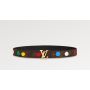 LV x YK LV Initiales 30mm Reversible Painted Dots Belt