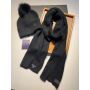 Prada Cashmere Scarf and hat 