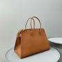 The Row Soft Margaux 17 Bag in Leather