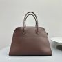 The Row Soft Margaux 15 Bag in leather